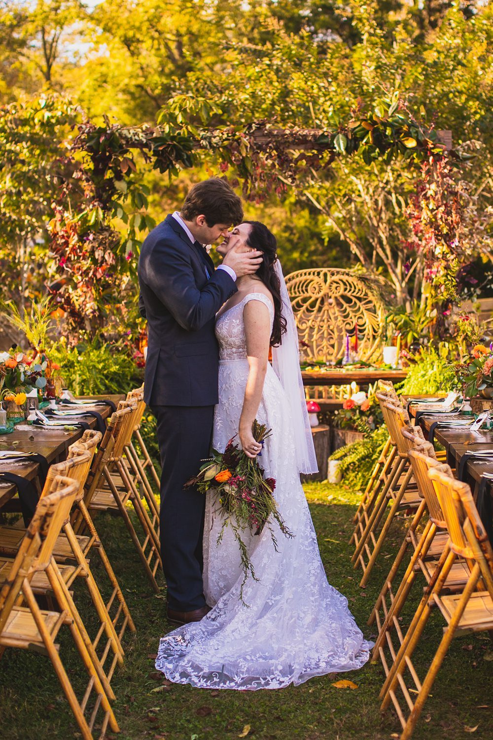 Fall Wedding | Greenhouse Wedding Venue | Small Venue