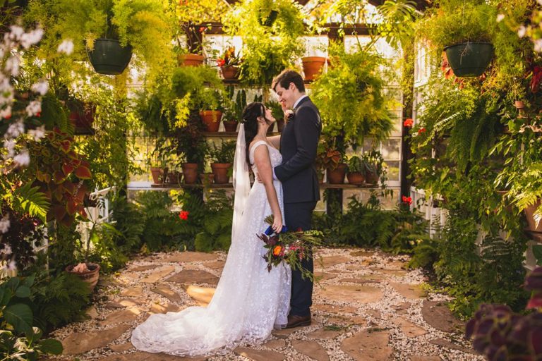 Fall Wedding Greenhouse Wedding Venue Small Venue