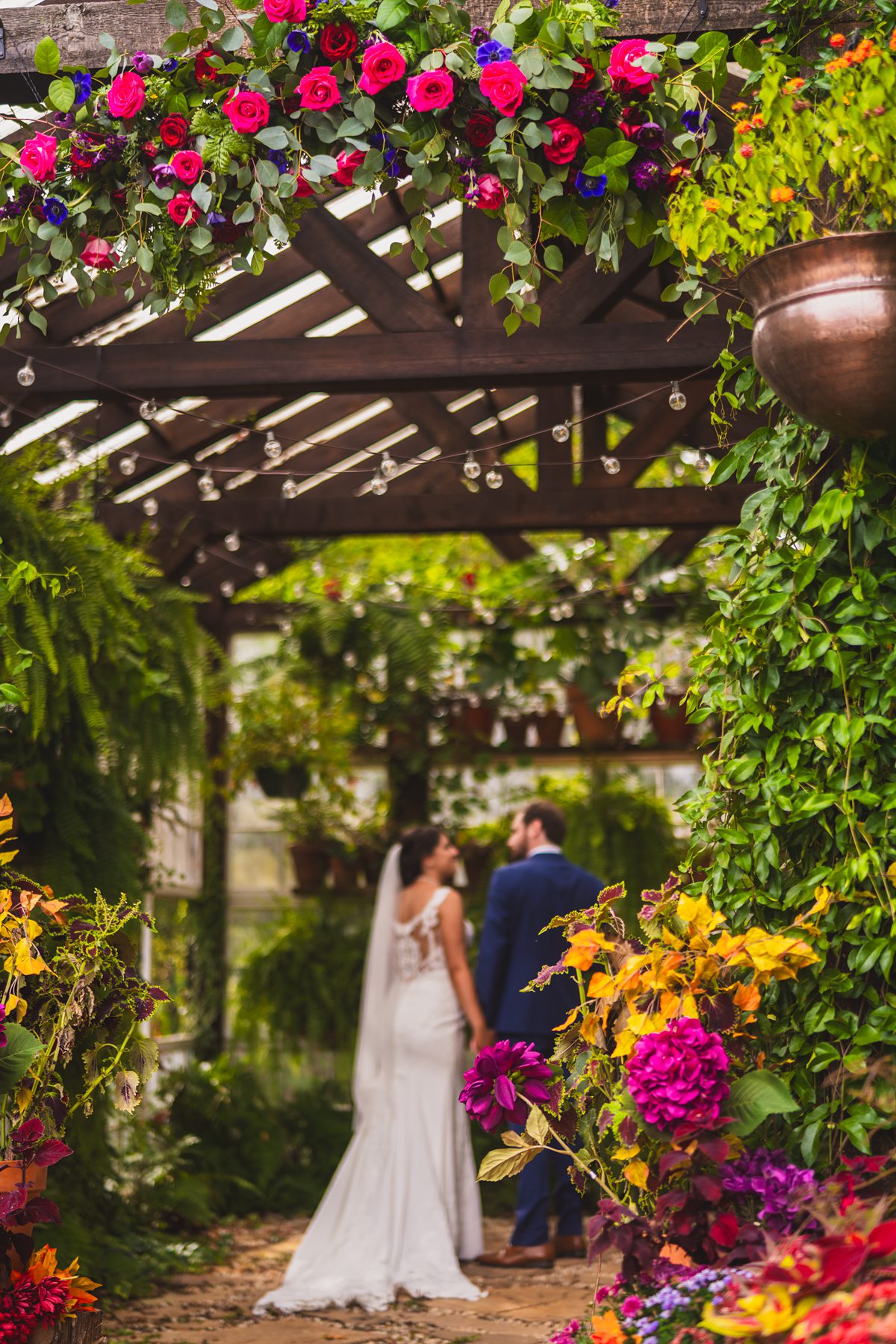 Fall Wedding | Small Wedding | Greenhouse Venue | Micro, Small